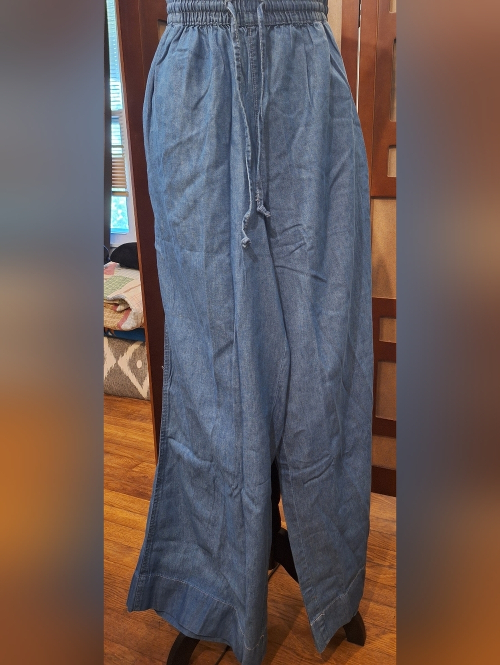 Denim 24/7 Blue Wide Leg Jeans